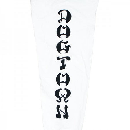 DOGTOWN L/STシャツ "CROSS LOGO LONG SLEEVE TEE" (White)