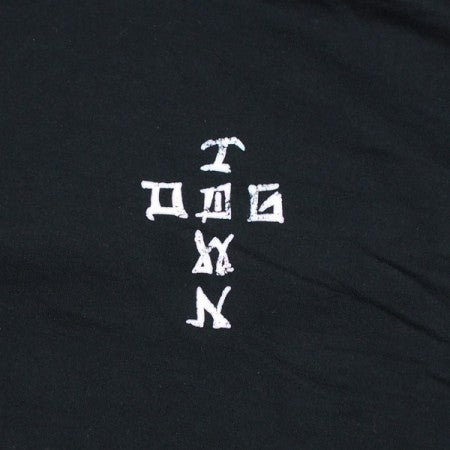 DOGTOWN パーカー "RAT FACE HOODIE" (Black / White)