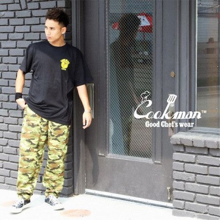 COOKMAN シェフパンツ "CHEF PANTS" (Ripstop / Woodland Camo / Green)