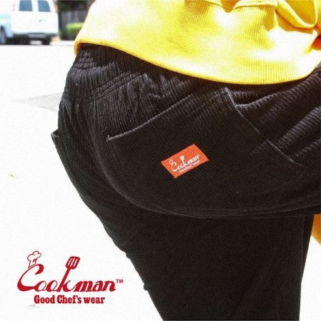 COOKMAN シェフパンツ "CHEF PANTS" (Corduroy / Black)