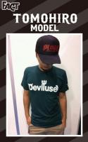 Deviluse　Tシャツ　"LOGO TEE"　FACT/TOMOHIRO model