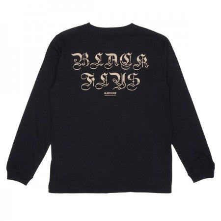 BLACKFLYS　L/STシャツ　"BARRIO L/S TEE"　(Black)