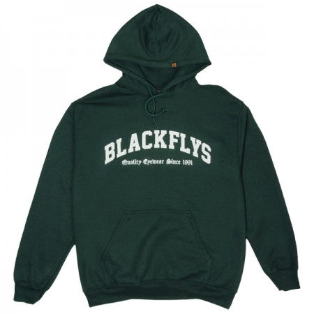 ★30%OFF★ BLACK FLYS パーカー "FLYVARSITY HOODIE" (Forest)