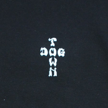 DOGTOWN クルースウェット "CROSS LOGO CREW SWEAT" (Black / White)