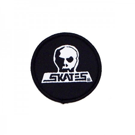 SKULL SKATES "woven ロゴ 丸ワッペン(小)"