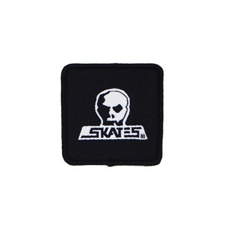 SKULL SKATES "woven ロゴ 四角ワッペン (小)"