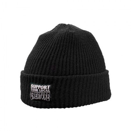 CREATURE ビーニー "SUPPORT BEANIE" (Black)