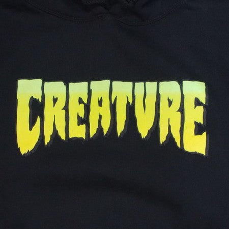 CREATURE パーカ "CREATURE LOGO PULLOVER HOOD" (Black)