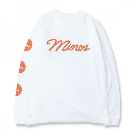 MINOS　L/STシャツ　"LS 3RD ANV TEE"　(White)