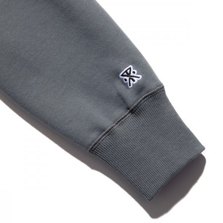 ROARK REVIVAL ジップパーカー "MEDIEVAL LOGO F/Z HOODED SWEAT" (Gray)