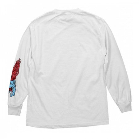 SANTACRUZ　L/STシャツ　"PHILLIPS HAND L/S TEE"　(White)