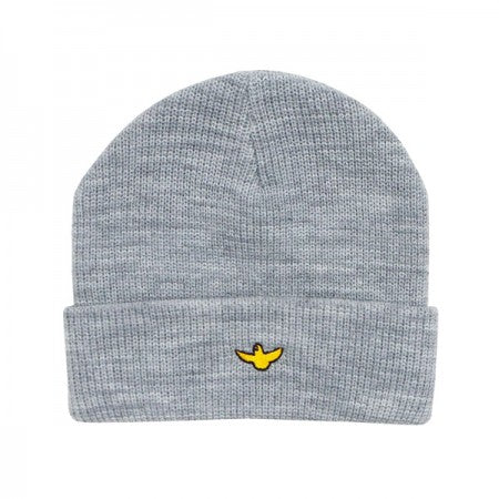KROOKED ビーニー "BIRD CUFF BEANIE" (Heather Gray)
