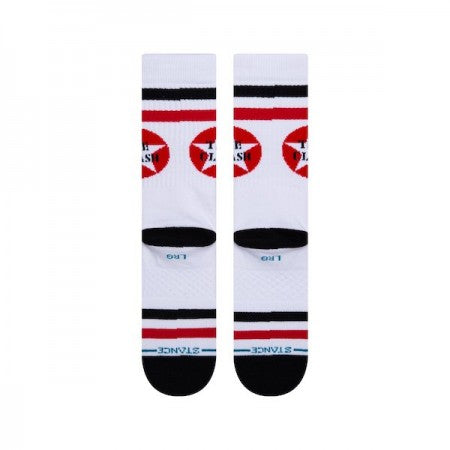 STANCE x THE CLASH コラボソックス CLAMPDOWN ホワイト 商品画像 背面