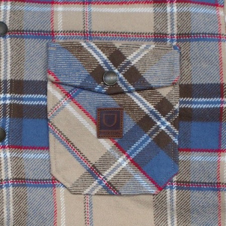 BRIXTON ジャケット "DURHAM JKT" (Sesame Plaid)