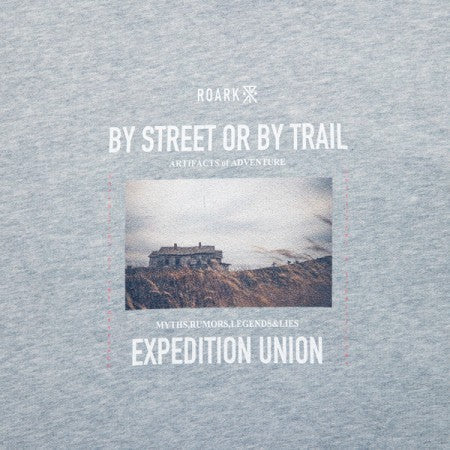 ROARK REVIVAL　パーカー　"BY STREET OR BY TRAIL P/O HOODED SWEAT"　(Heather Gray)