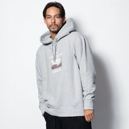 ROARK REVIVAL パーカー "BY STREET OR BY TRAIL P/O HOODED SWEAT" (Heather Gray)