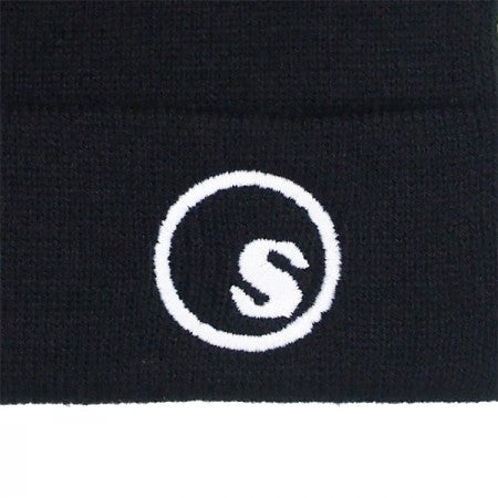 seedleSs ビーニー "COOP & S-DOT W BIANIE" (Black)
