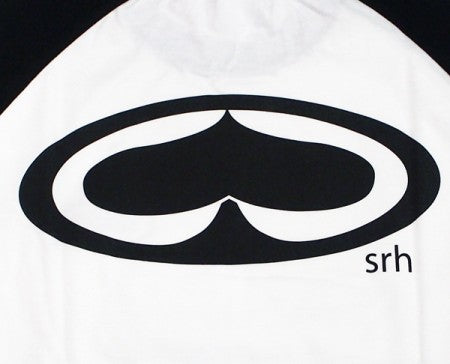 SRH　ラグラン3/4Tシャツ　"OG 3/4 TEE"　(Black/White)