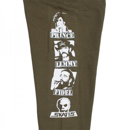 SKULL SKATES "DEAD GUYS 2000'S フードスウェット" (Army Green)