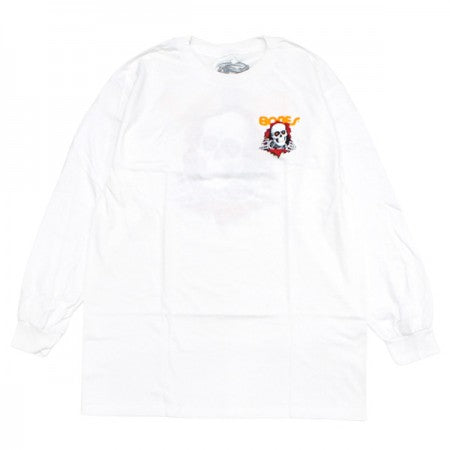 POWELL　L/STシャツ　"RIPPER L/S TEE"　(White)
