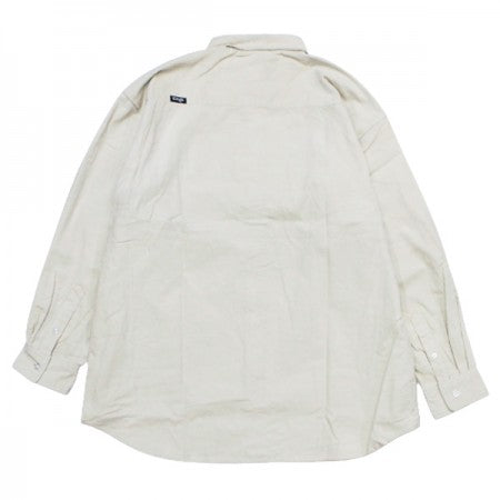 ★30%OFF★ range　L/Sシャツ　"RG CORDUROY OVER SIZE SHIRTS"　(Beige)