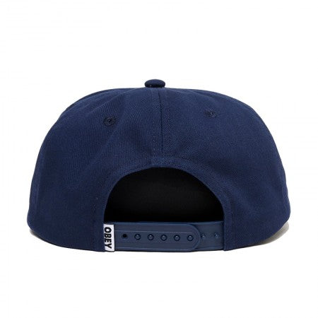 OBEY キャップ "OBEY RECORDS SNAPBACK CAP" (Mild Navy)