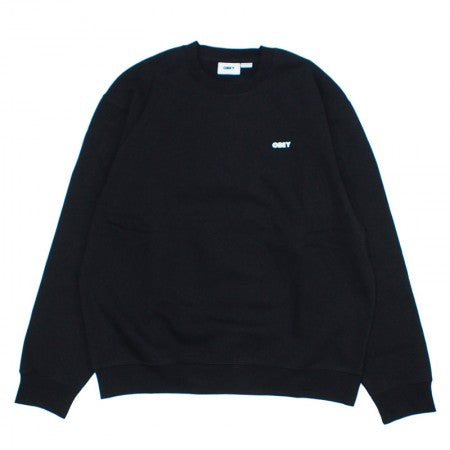 ★30%OFF★ OBEY クルースウェット "OBEY BOLD CREW SWEAT" (Black)