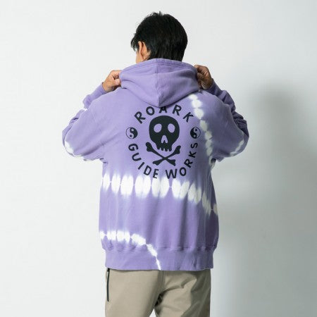 ROARK REVIVAL パーカー "GUIDE WORKS TIE DYE P/O HOODED SWEAT" (Purple Haze Shibori)