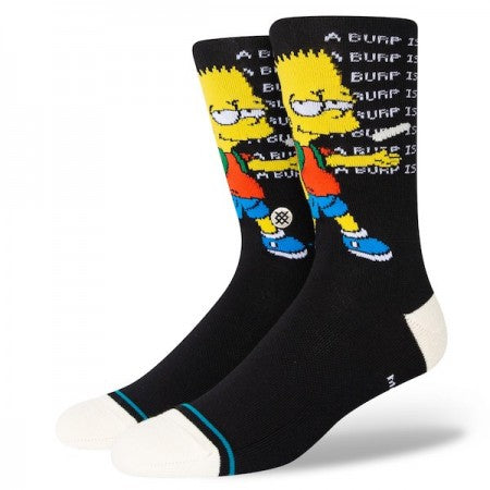 STANCE x THE SIMPSONS　ソックス　"TROUBLED"　(Black)