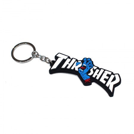 SANTA CRUZ x THRASHER コラボキーホルダー 