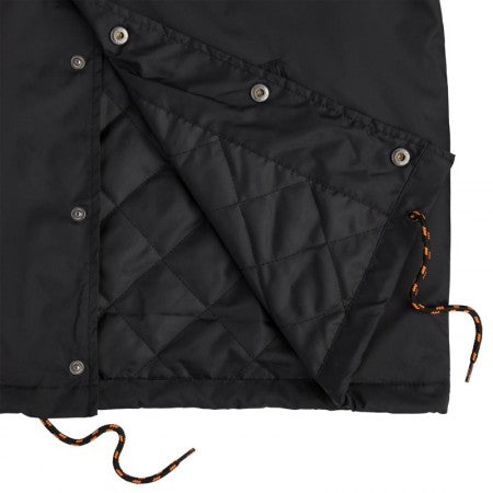 SANTA CRUZ x THRASHER コラボジャケット "FLAME DOT COACH JACKET" (Black)