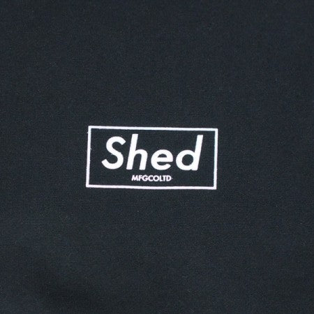 Shed　パーカー　"box hoodie"　(Black)