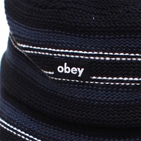 OBEY ハット "ALCOTT SWEATER HAT" (Black Multi)