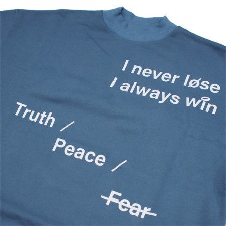 ★30%OFF★ Deviluse クルースウェット "HI-NECK SWEAT" (Blue)