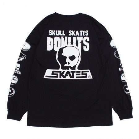 SKULL SKATES　"DONUTS ロングスリーブ Tシャツ"　(Black)
