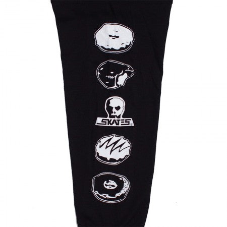 SKULL SKATES "DONUTS ロングスリーブ Tシャツ" (Black)