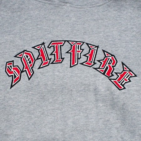 SPITFIRE　パーカー　"OLD E EMB PULLOVER HOOD"　(Gray Heather)