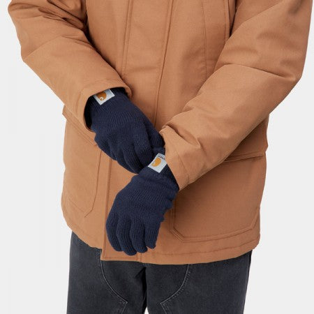 Carhartt WIP 手袋 "WATCH GLOVES" (Dark Navy)