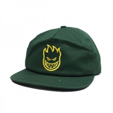 SPITFIRE　キャップ　"BIGHEAD SNAPBACK CAP"　(Dk Green / Yellow)