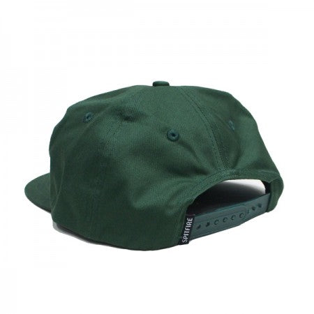 SPITFIRE　キャップ　"BIGHEAD SNAPBACK CAP"　(Dk Green / Yellow)
