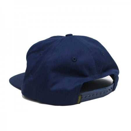 KROOKED キャップ "TRINITY SNAPBACK CAP" (Navy/White)