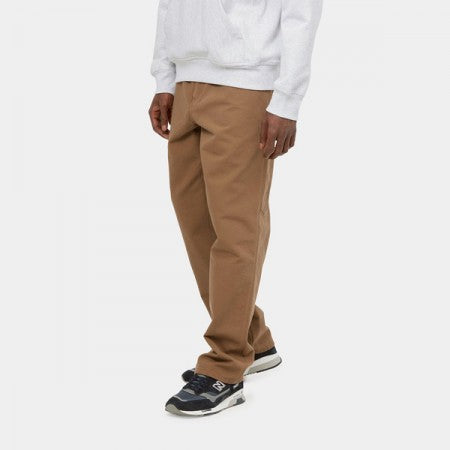 Carhartt WIP パンツ "SINGLE KNEE PANT" (Hamilton Brown rinsed)