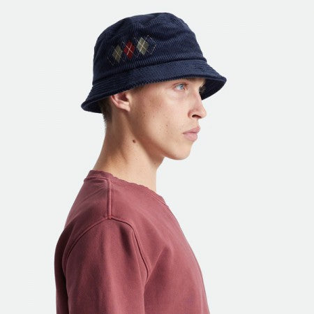 ★30%OFF★ BRIXTON　ハット　"GRAMERCY PACKABLE BUCKET HAT"　(Washed Navy)