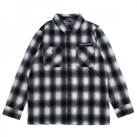 INDEPENDENT　L/Sシャツ　"TILDEN FLANNEL SHIRT"　(Black / White)