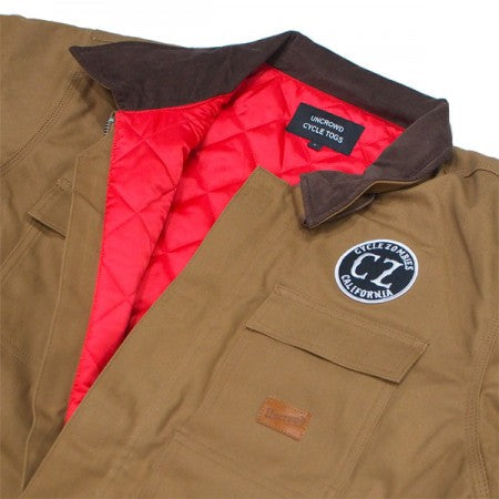 UNCROWD x CYCLE ZOMBIES ジャケット "DUCK COAT" (Brown)