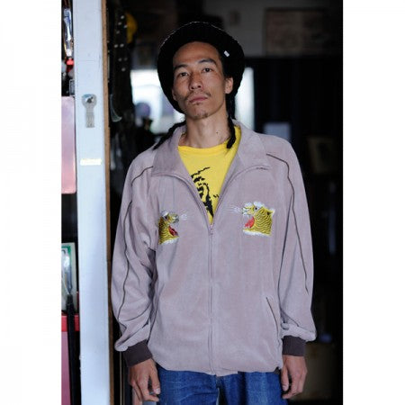 RADIALL シッフアッフシャーシー "BBS STAND COLLARED SWEATSHIRT L/S" (Smoky Pink)