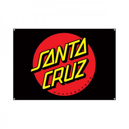 SANTA CRUZ フラッグ "DOT FLAG" (Black)