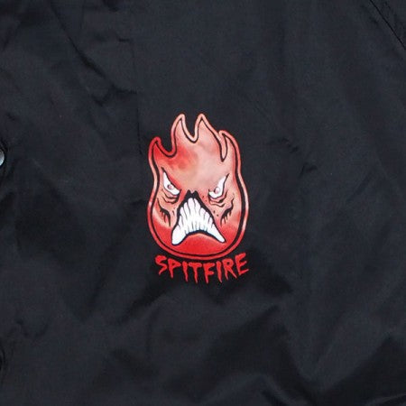 SPITFIRE × NECKFACE コーチジャケット "BROKE OFF COACH JACKET" (Black)