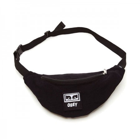 OBEY　ウエストポーチ　"WASTED HIP BAG"　(Black Twill)