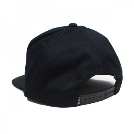 POLeR キャップ "FURRY FONT HAT" (Black)